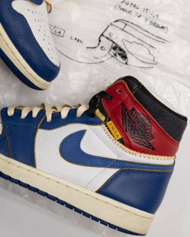 Jordann 1 High Union LA Storm Blue Semi ua quality