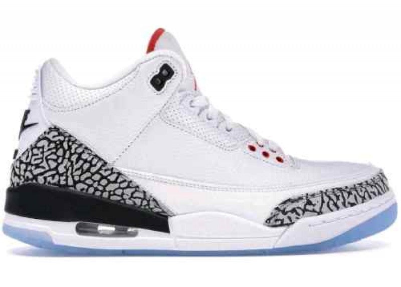 Nike AIR JORDAN 3 THROW LINE WHITE CEMENT