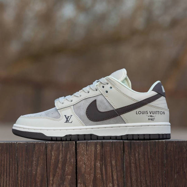 Nike SB Dunk Low X Loiuss Vuitton Gray