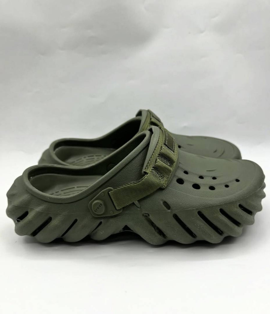 Crocs Echo Aloe Green Back Strap Clogs