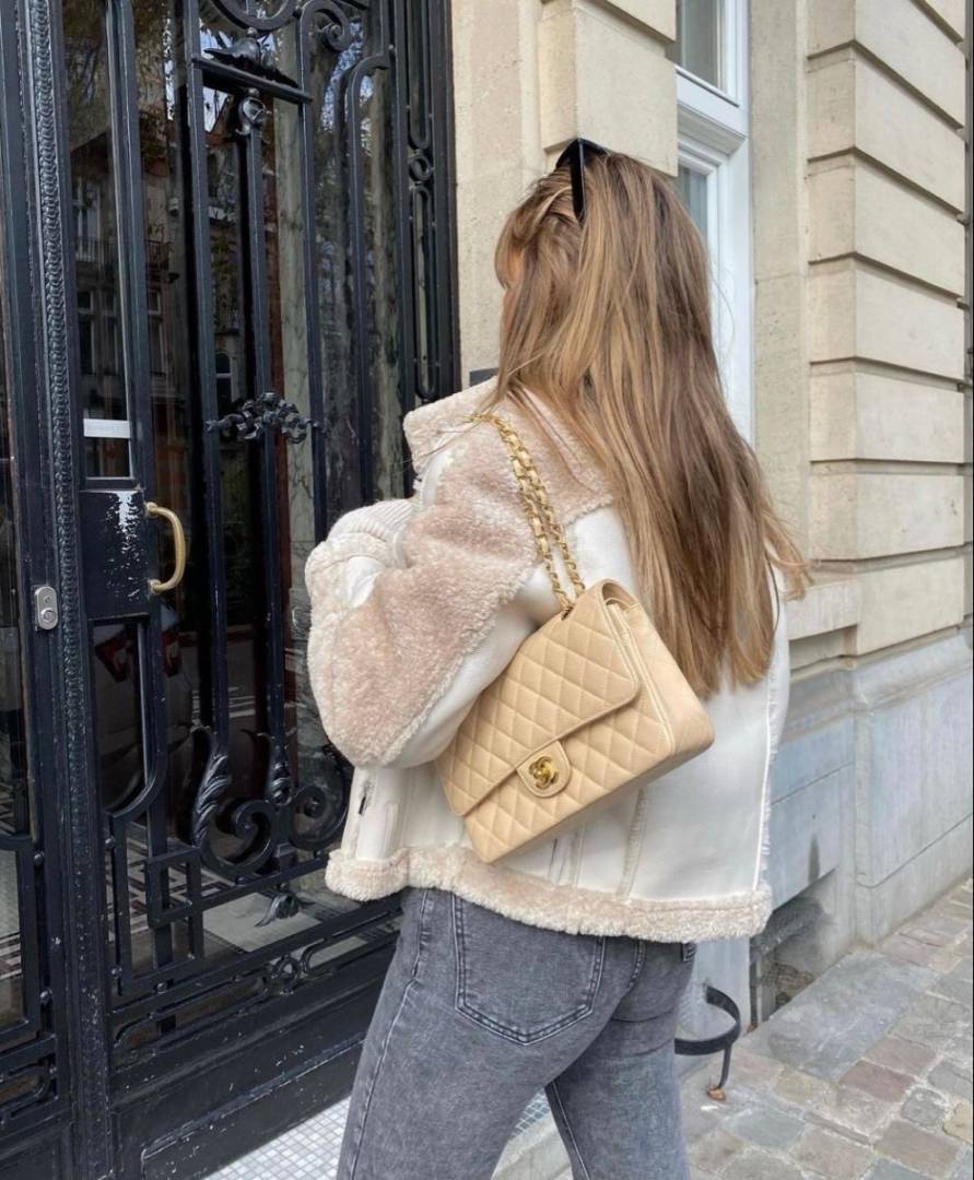 Chanel_Jumbo_Apricot_Gold_With_OriginalBox