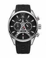 Tagg heuee_r Carrerr_a CAL 1887 silver black dail