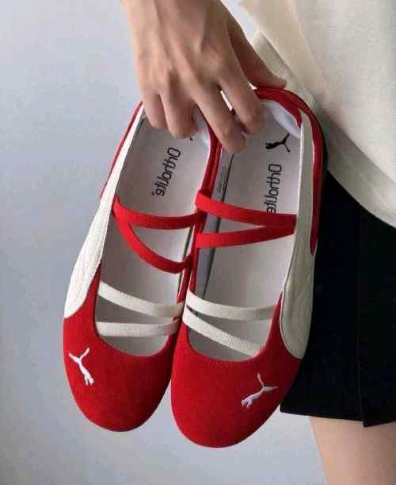 Puma Speedcat Ballet Suede Red White 133