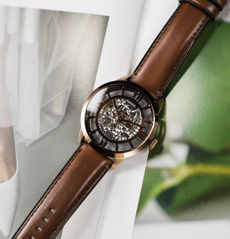 Fossil Townsman Brown-Copper