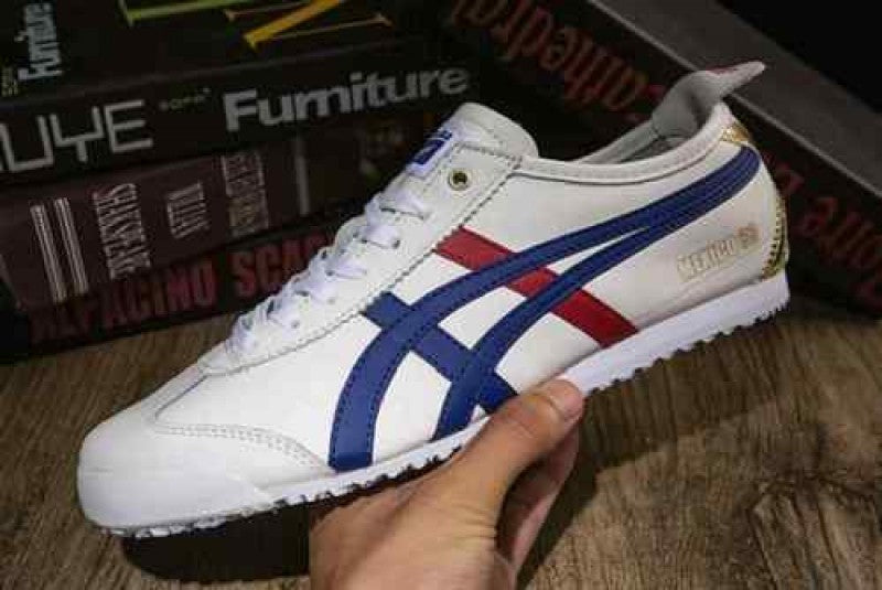 Onitsuka Tigar Mexico 66 White Blue Gold