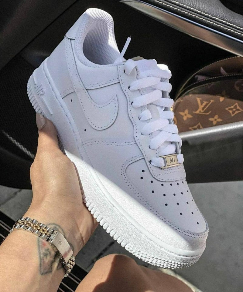 ..Nikkee airforce 1 white pure leather for men 477