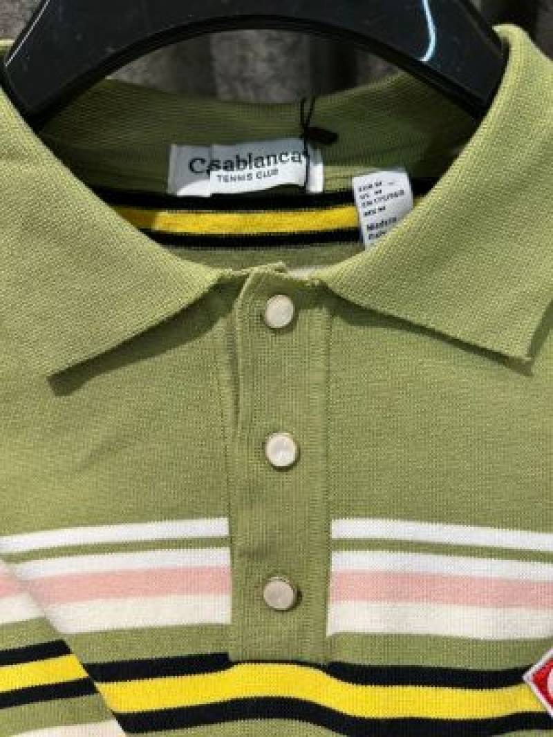 Casablanca IMPORTED STORE ARTICLE POLO T-SHIRT