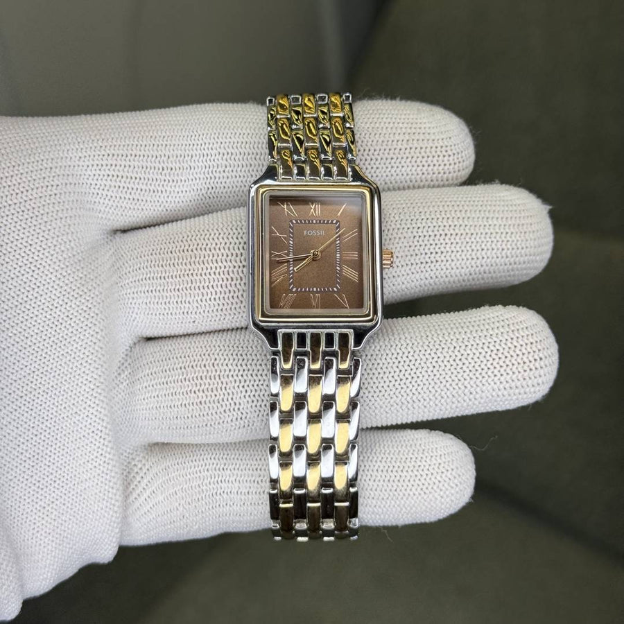 Fossil_Square_Twotone_Browndial_116