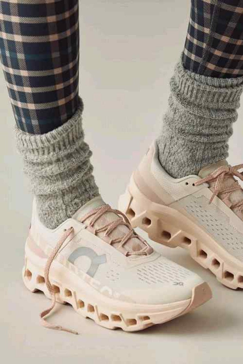 On CloudMonster Women Moon Fawn 1086