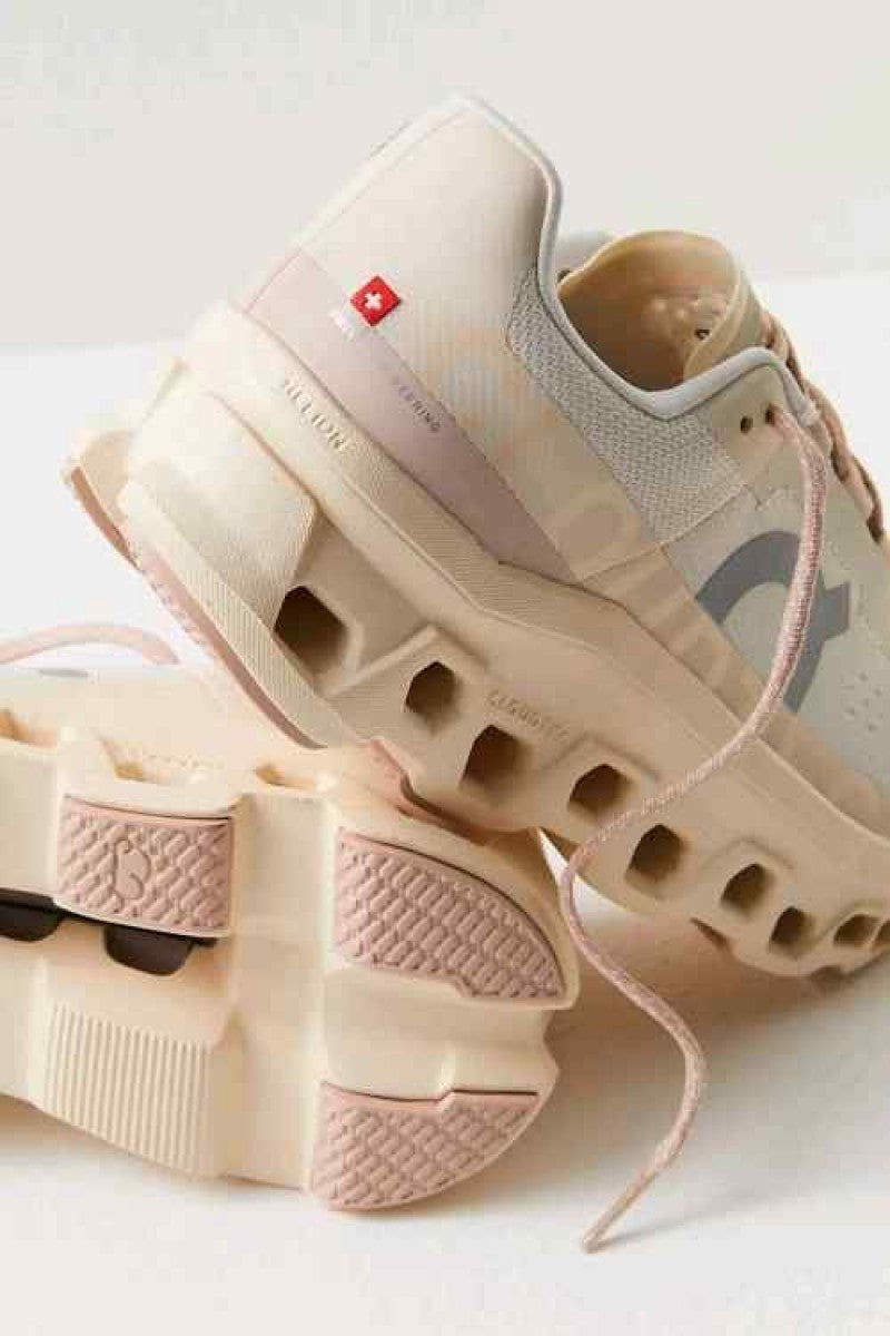 On CloudMonster Women Moon Fawn 1086