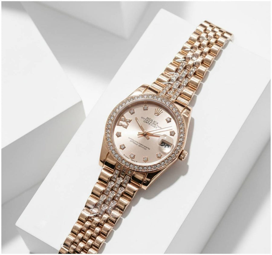 Rolex Oyester Perpetual Date Just Copper-Pink