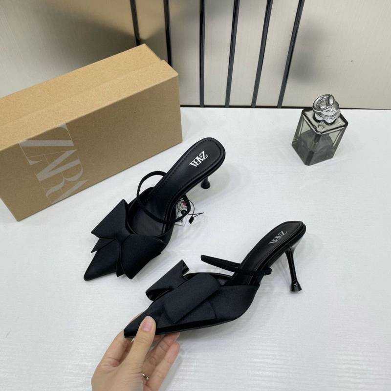 Zarra_Women_Black_PU_Bow-Detail_High-Heeled_Mules_With_OG_Box_Black_6528-5