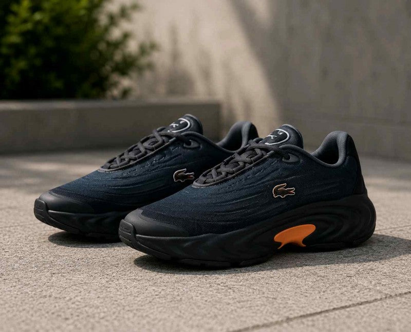 Lacoste Spinor Dark Gray and Orange 6132