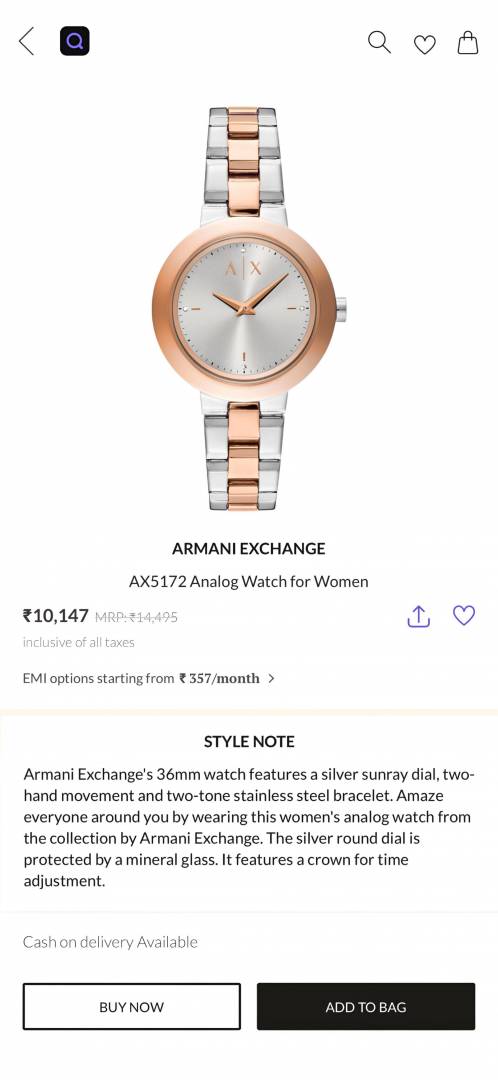 Armani Exchange AX5173