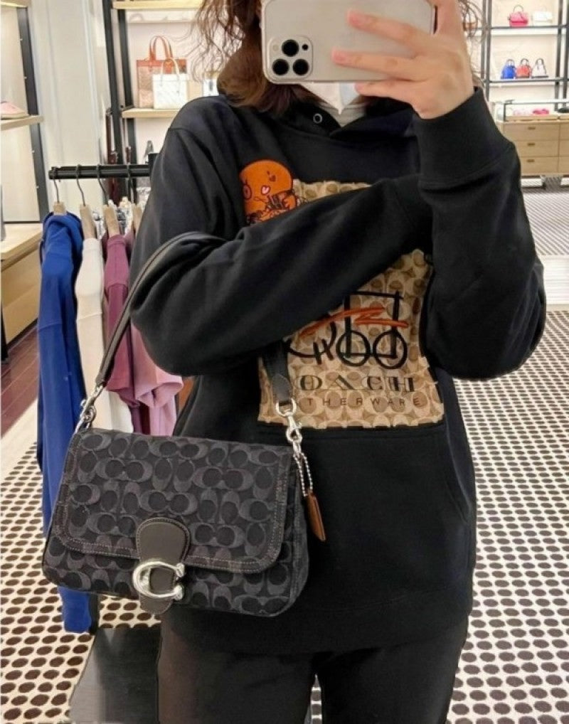 Coach_Soft_Tabby_Premium_Quality_Shoulder_Bag_With_OG_Magnetic_Box_&_Dust_Bag_&_2_Belts_(Black-643)