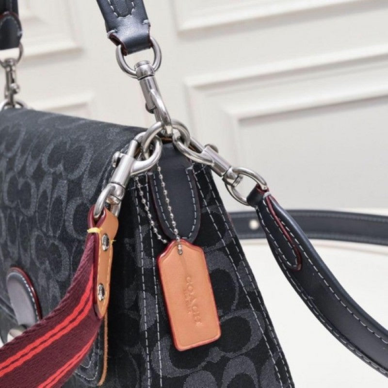Coach_Soft_Tabby_Premium_Quality_Shoulder_Bag_With_OG_Magnetic_Box_&_Dust_Bag_&_2_Belts_(Black-643)