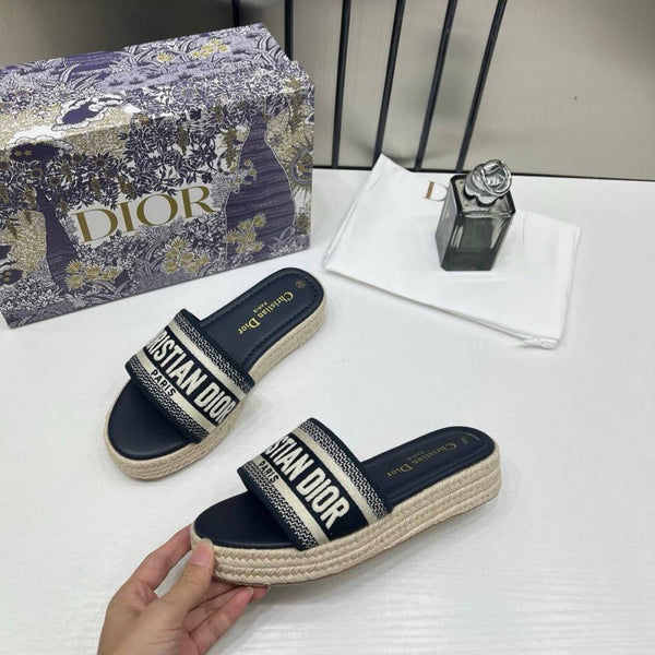 DiyorRiviera_Dway_Dark_Navy_Blue_Pump_Flats_For_Her_With_Original_Box_And_Dustcover