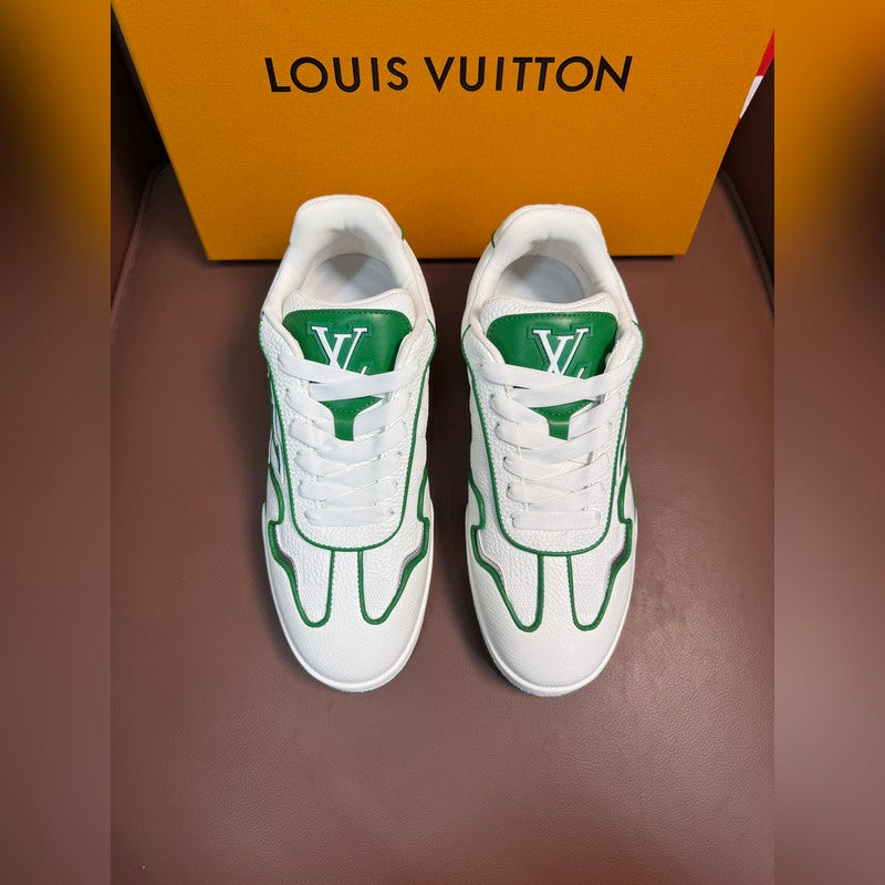 Louis Vuitton TRAINER 2026 WHITE GREEN