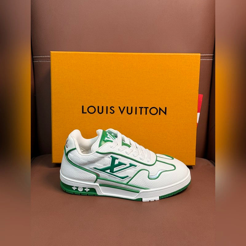 Louis Vuitton TRAINER 2026 WHITE GREEN