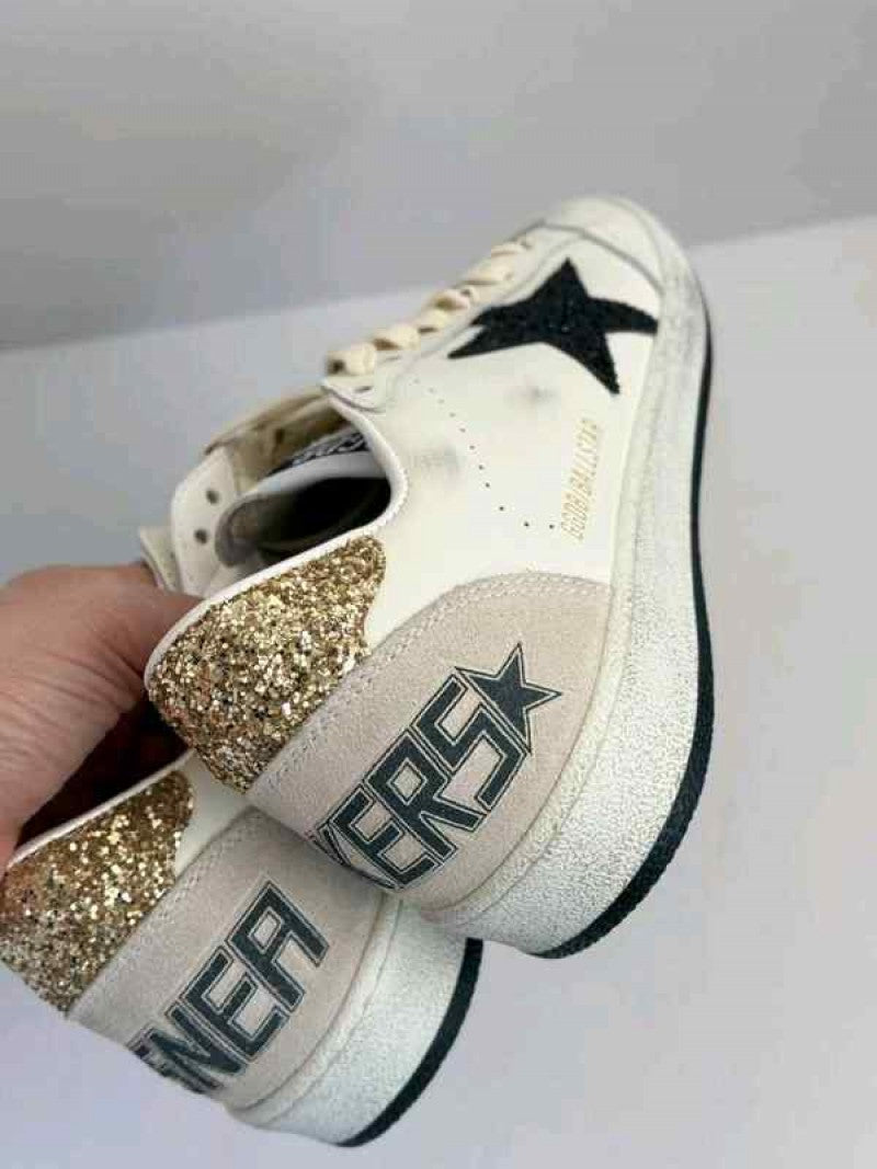 Golden Goose Ball star White Black Gold Ice 5087