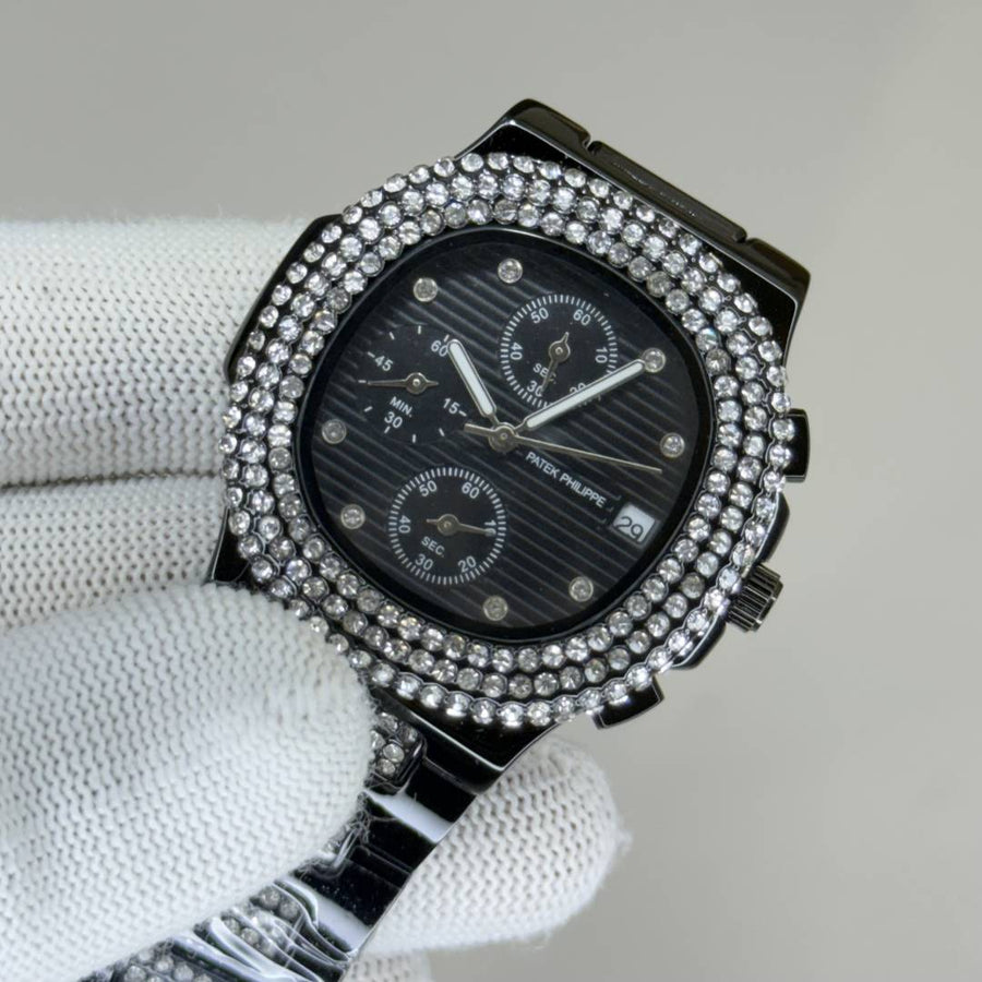 Patek Philipe_Diamond_Black