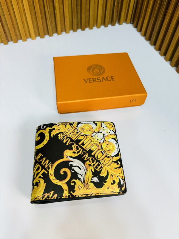 01 VERSACE PRINTED PREMIUM QUALITY WALLET WITH BOX