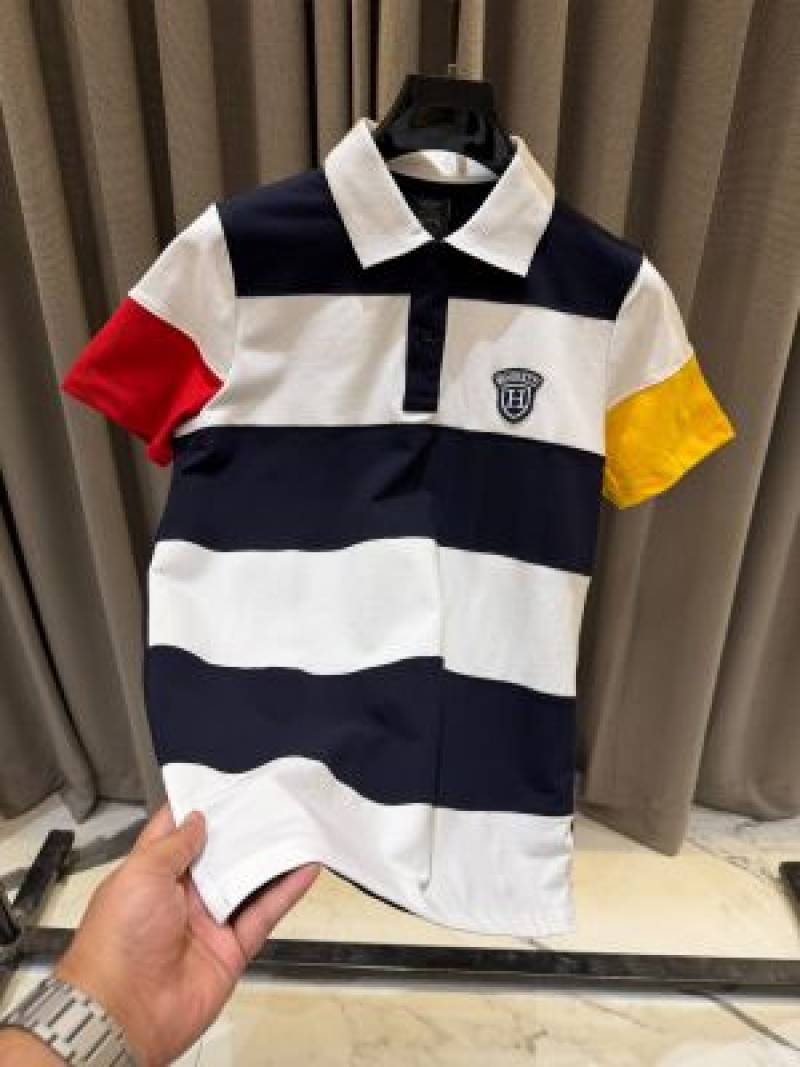 Hackett Chest Logo Polo T-shirt Mutli