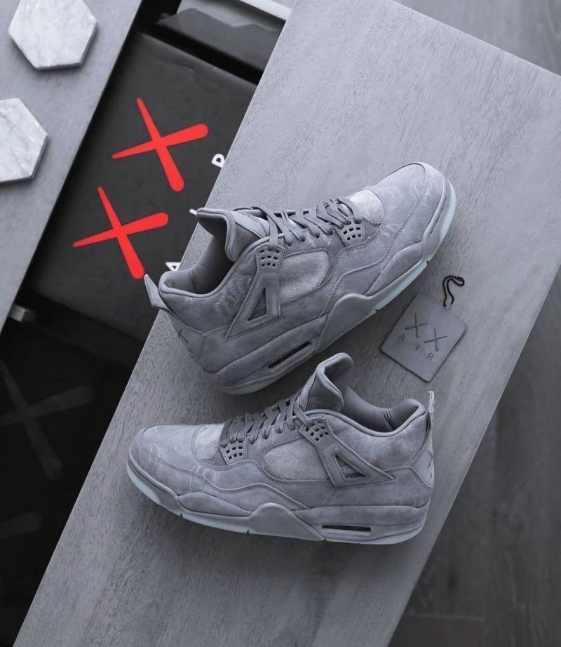 Nike Air Jordan Retro 4 Kaws Grey Semi UA