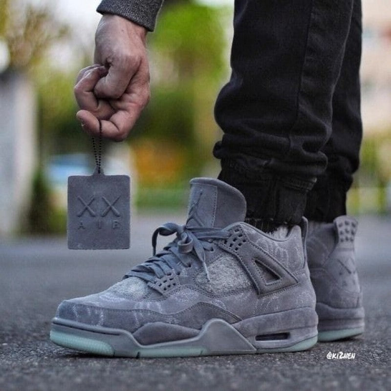 Nike Air Jordan Retro 4 Kaws Grey Semi UA