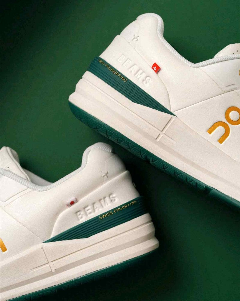 On Cloud The Roger Pro x BEAMS Ivory Evergreen