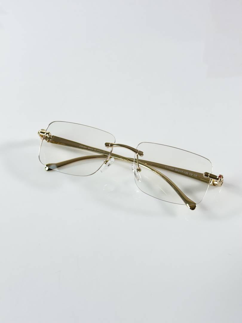 Cartier 1026 Gold Brown Day Night Color Changing Glass
