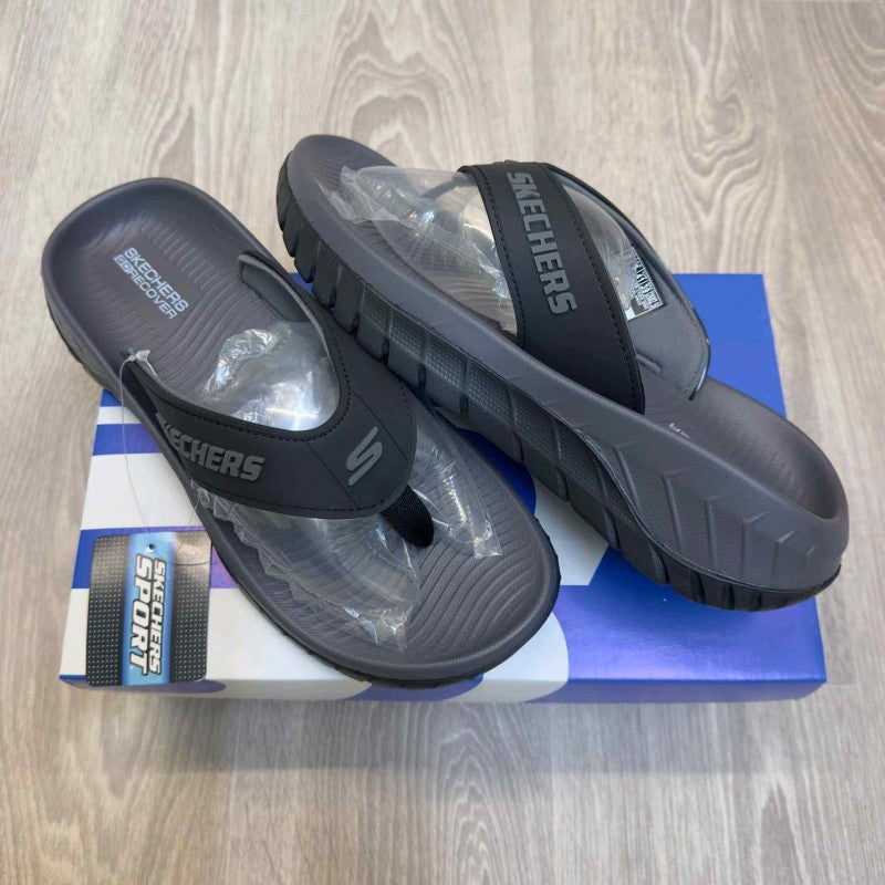 Skechers Go Recover Premium Grey Black Simplex