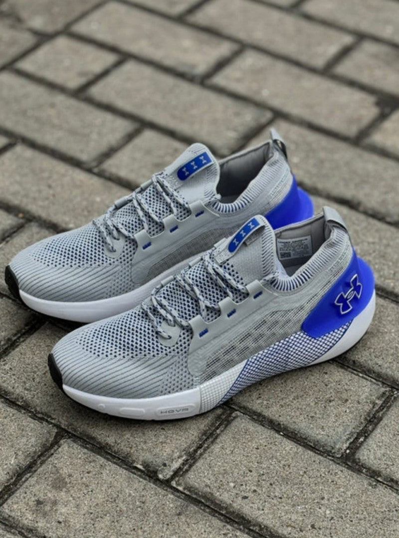 Under Armor Hovr Phantom 3 White Grey Blue--
