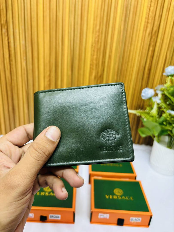 VERSACE GREEN PREMIUM QUALITY WALLET