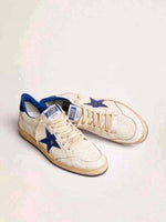 Golden Goose Ball-Star Low White Bluette