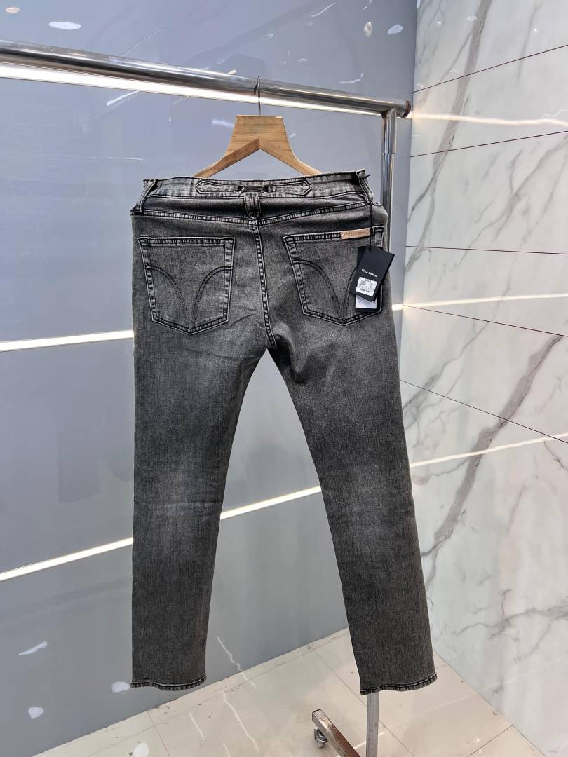 Dolce and Gabban a Light Shade Imported Lycra Slim Fit Ankle Lenght Hyperflex Denim Sale Offer 2575