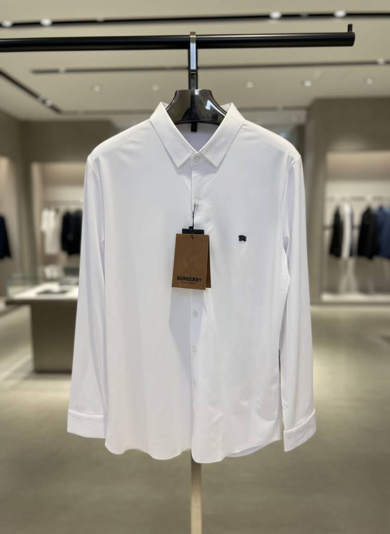 Burberry IMPORTED TRENDING KOREAN SHIRT WHITE