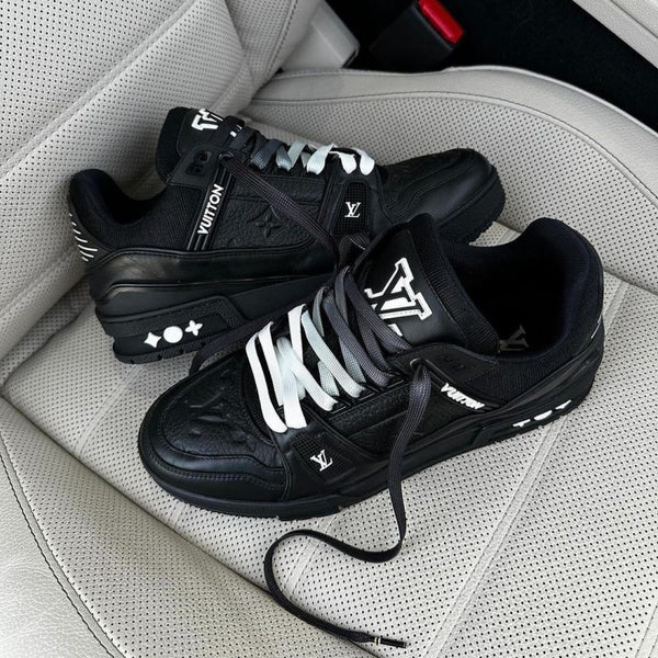 Louis Vuitton LV Trainer Black Embossed Monogram