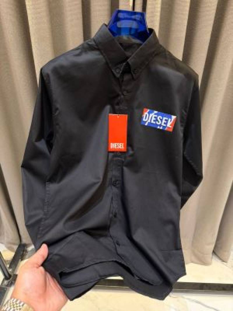 Diesel imported Full Sleeves Shirt Black