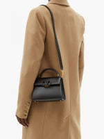 Valentynoo Black VSling TopHandle ShoulderBag With dustCover