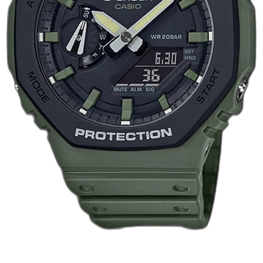 Casio G Shock Ga2100 full green