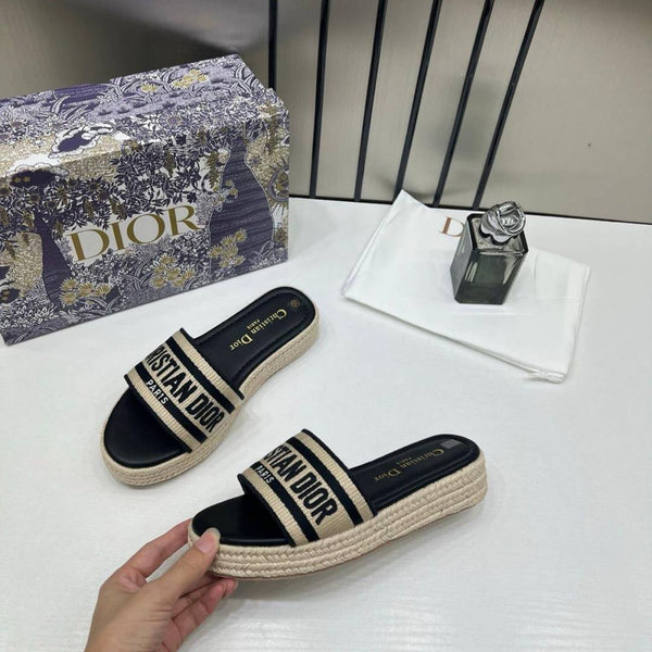 DiyorRiviera_Dway_Black_Gold_Pump_Flats_For_Her_With_Original_Box_And_Dustcover