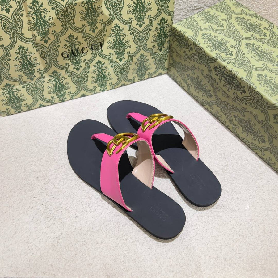 Gucci_GG_Pink_Thong_Sandals_For_Her_With_Original_Box_And_Dustcover
