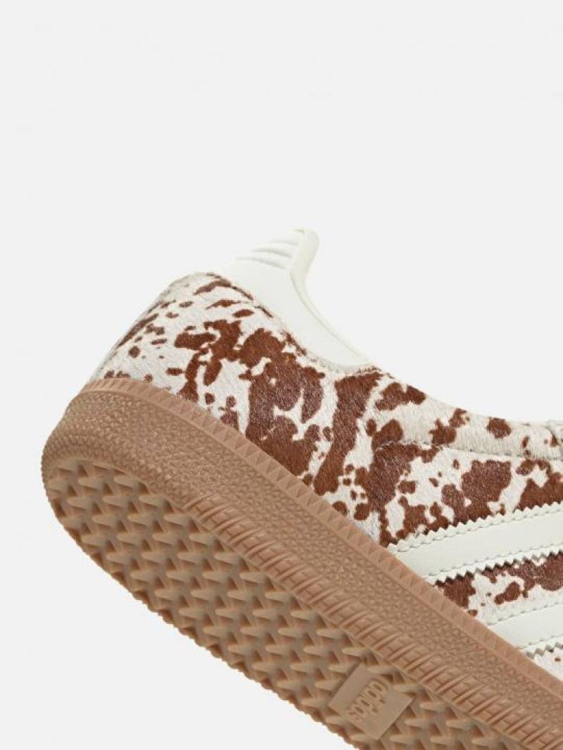 Adidas SambaCow Print Brown White