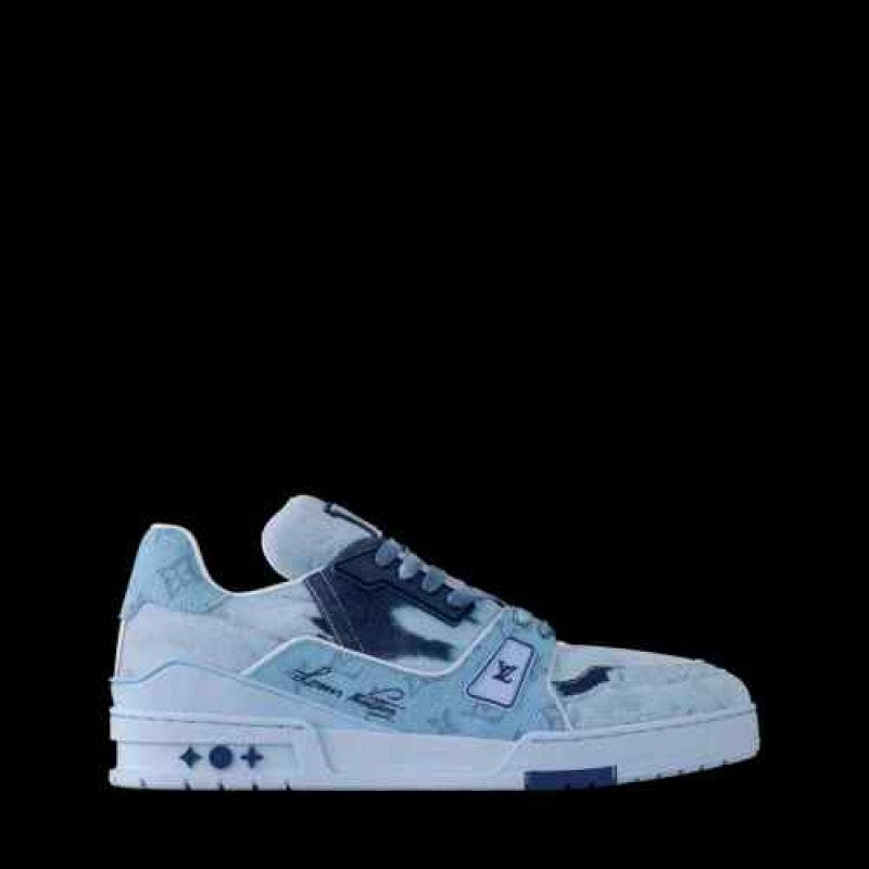 Louis vuitton Trainer with navy denim 2424