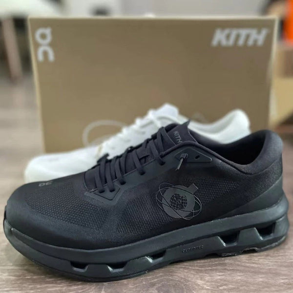 On Running x Kith Cloudzone Triple Black