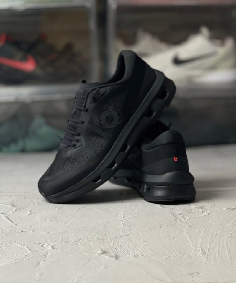 On Running x Kith Cloudzone Triple Black
