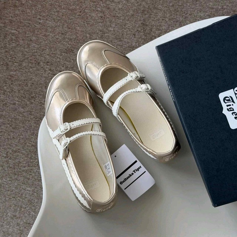 Onitsuka Tiger Mexico 66 TGRS Metallic Pack Champagne Cream