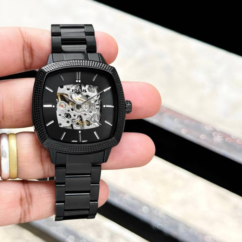 Fossil x Nick Jonas Machine Luxe Automatic full black