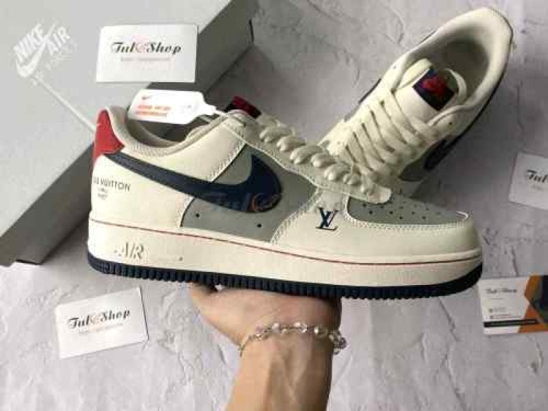 Nike Air Force 1 Low x Loiuss Vuittonn White Navy